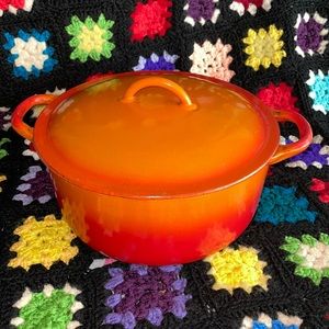 Descoware Enameled Cast Vintage Casserole